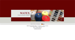 Desktop Screenshot of matex-garne.de